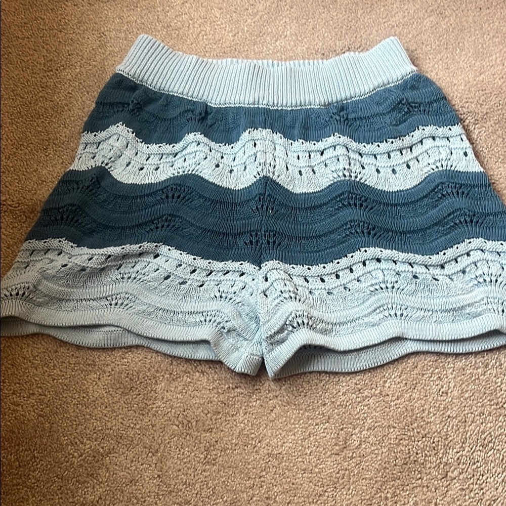 Anthropologie crochet shorts